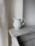 Vintage White Ironstone Pitcher