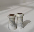 Vintage Marble Salt & Pepper Shakers