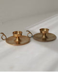 Solid Brass Chamberstick Candle Holders